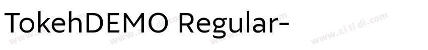 TokehDEMO Regular字体转换